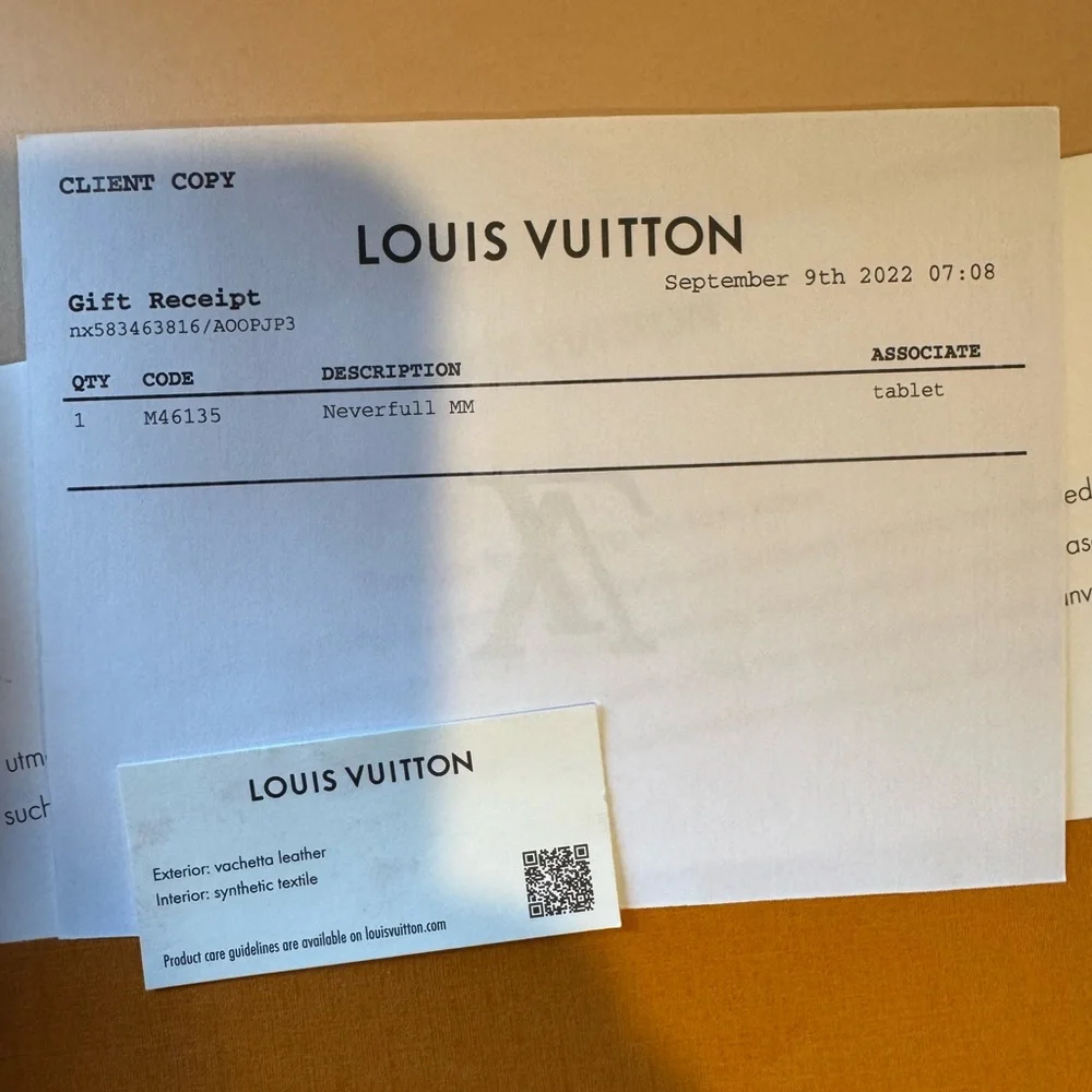 Louis Vuitton Emprente Neverful MM with box and insert - Picture 10 of 11